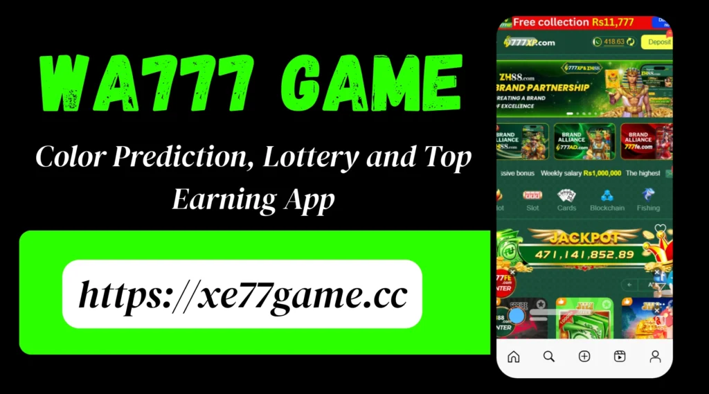 Wa777 Game interface screenshot