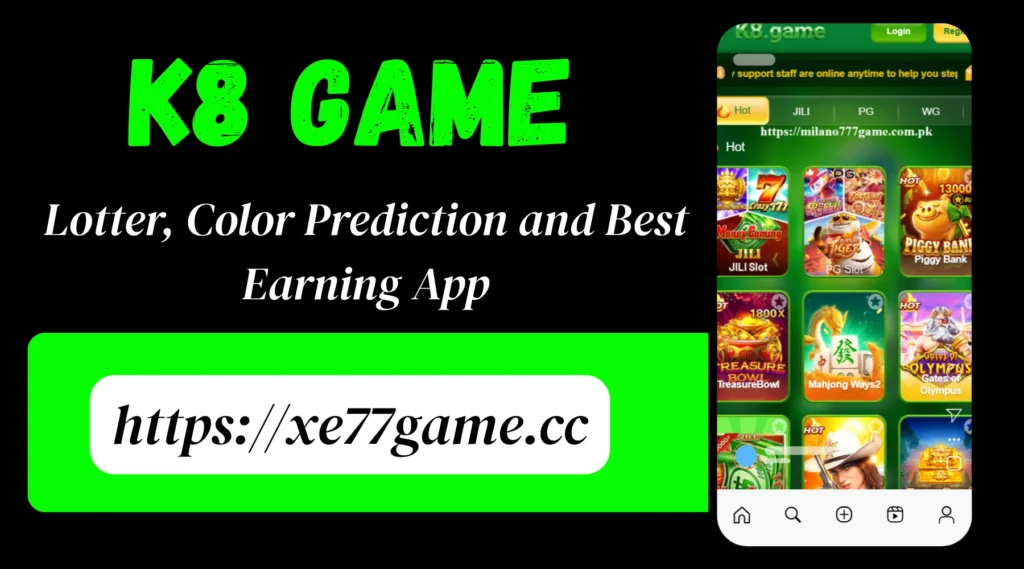 K8 Game interface screenshot